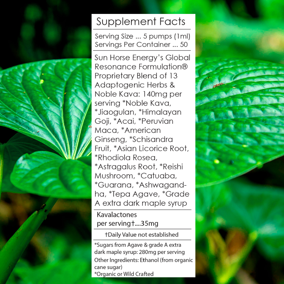 Kava Supplement Facts